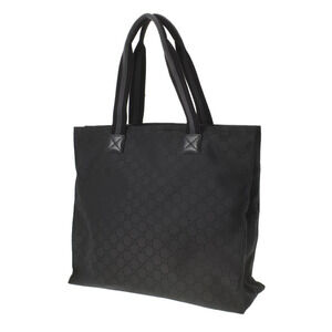 Gucci Tote Nylon GG Bag Black